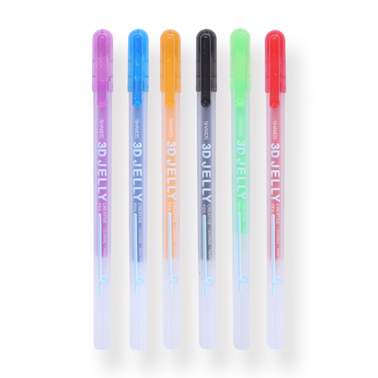 3D Jelly Pen - Set of 6