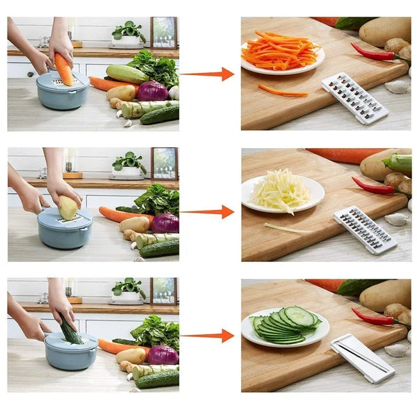 MultiSlice™ PRO 12-IN-1 Vegetable Slicer