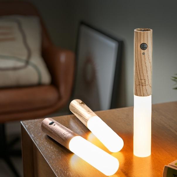 Woodlamp™ Atmospheric light without power connection