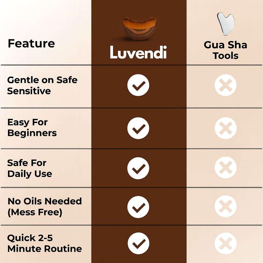 Luvendi Lymphatic Contour Face Brush