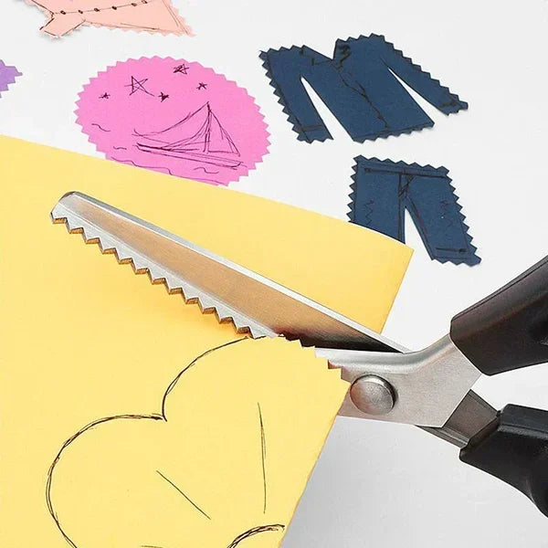 Thick, sharp pointed scissors