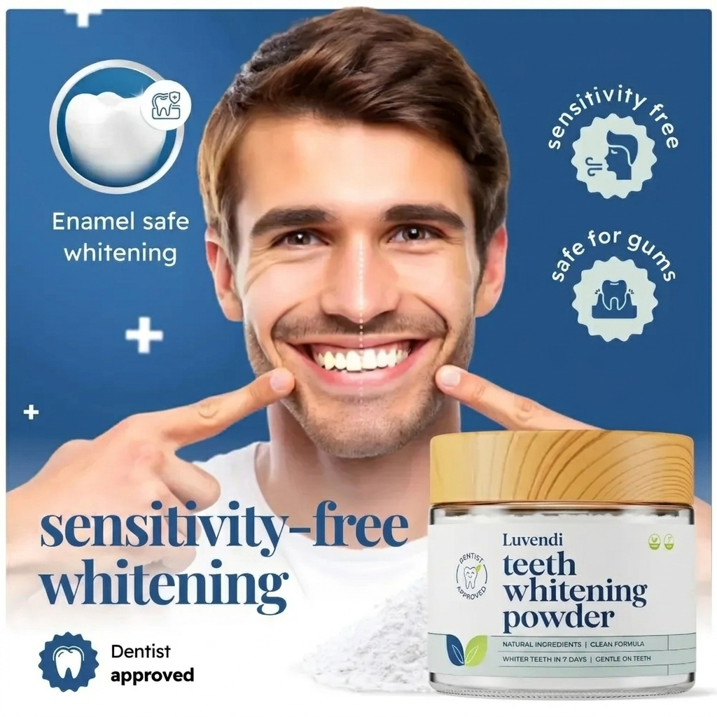 Luvendi® Triple Action Teeth Whitening Powder