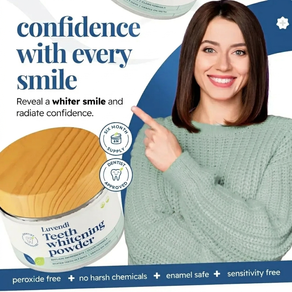 Luvendi® Triple Action Teeth Whitening Powder