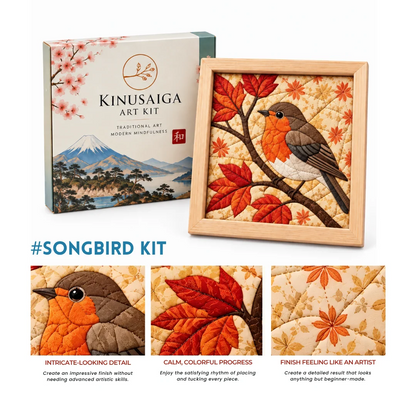 Kinusaiga Japanese Fabric Art Kit