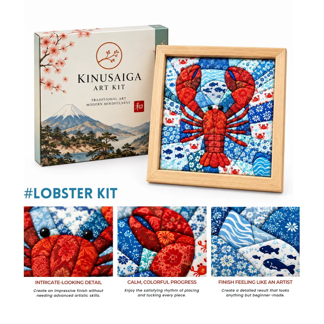 Kinusaiga Japanese Fabric Art Kit