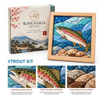 Kinusaiga Japanese Fabric Art Kit