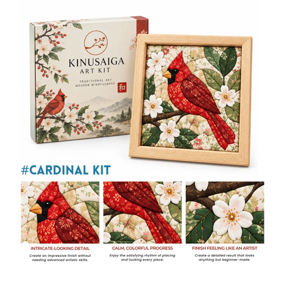 Kinusaiga Japanese Fabric Art Kit