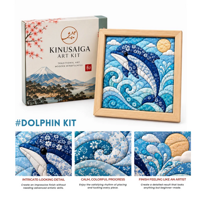 Kinusaiga Japanese Fabric Art Kit