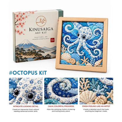 Kinusaiga Japanese Fabric Art Kit