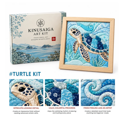 Kinusaiga Japanese Fabric Art Kit