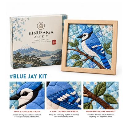 Kinusaiga Japanese Fabric Art Kit